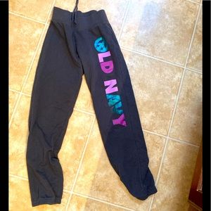 Old Navy Sweat Pants Girls with Logo